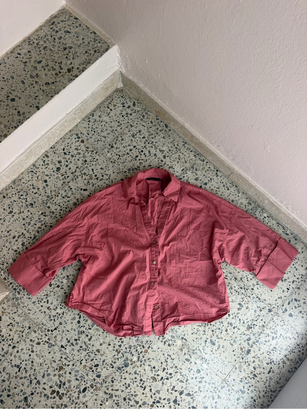 Zara Utility Jacket in Pink Size Medium